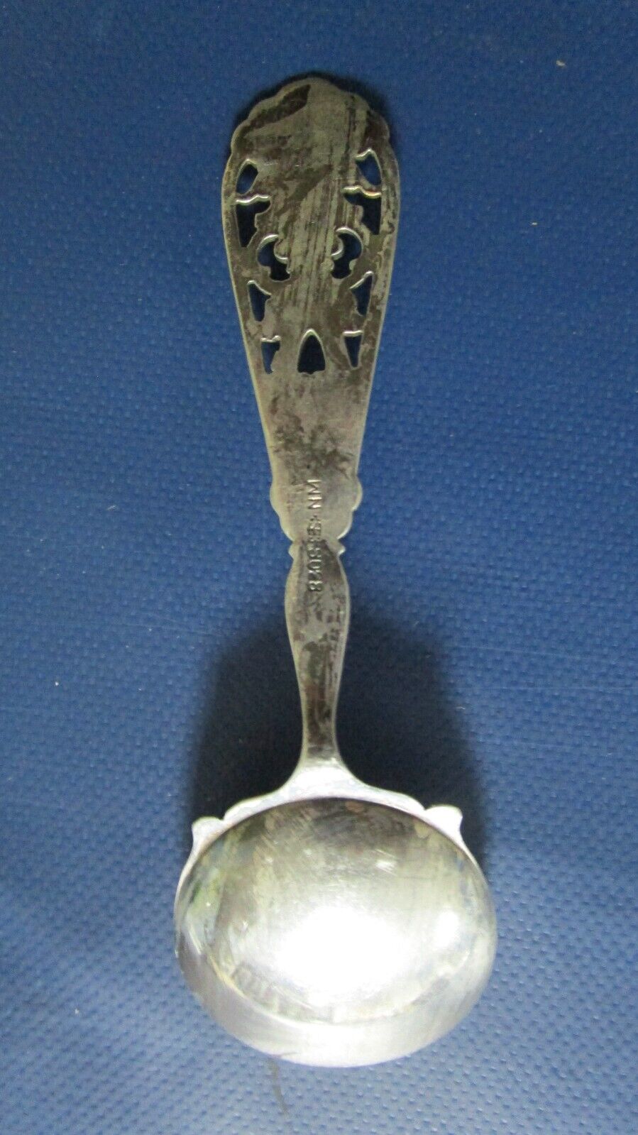 THREE SPOONS STERLING SILVER MAGNUS AASE / A&D BIRMINGHAM SILVERPLATE LOT OF 3