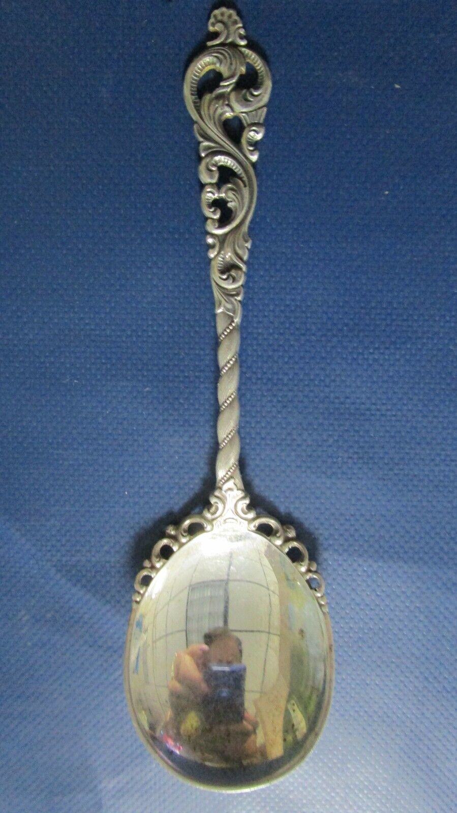 THREE SPOONS STERLING SILVER MAGNUS AASE / A&D BIRMINGHAM SILVERPLATE LOT OF 3