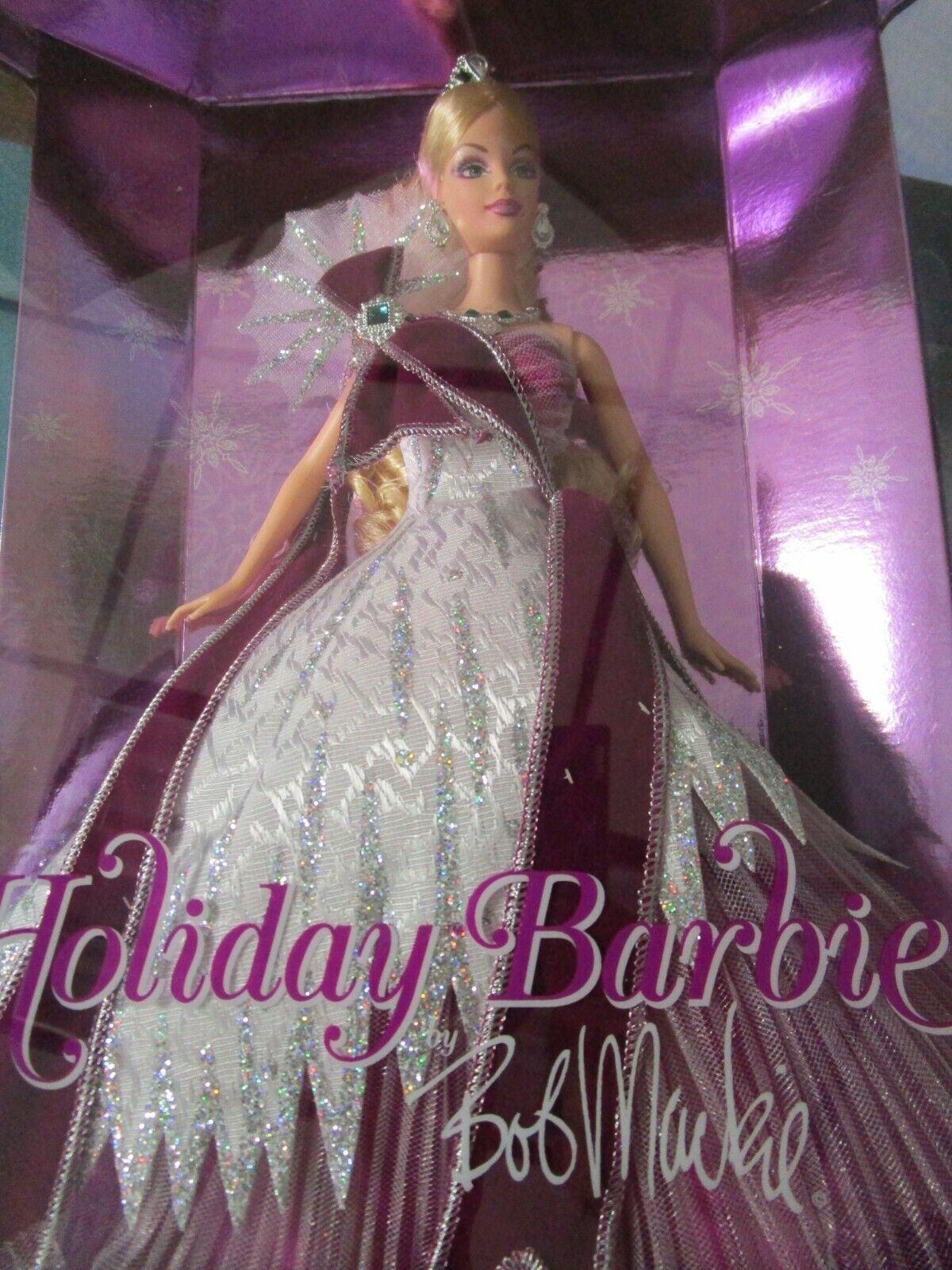 2005 HOLIDAY BARBIE BOB MACKIE ALL IN PURPLE  NEW