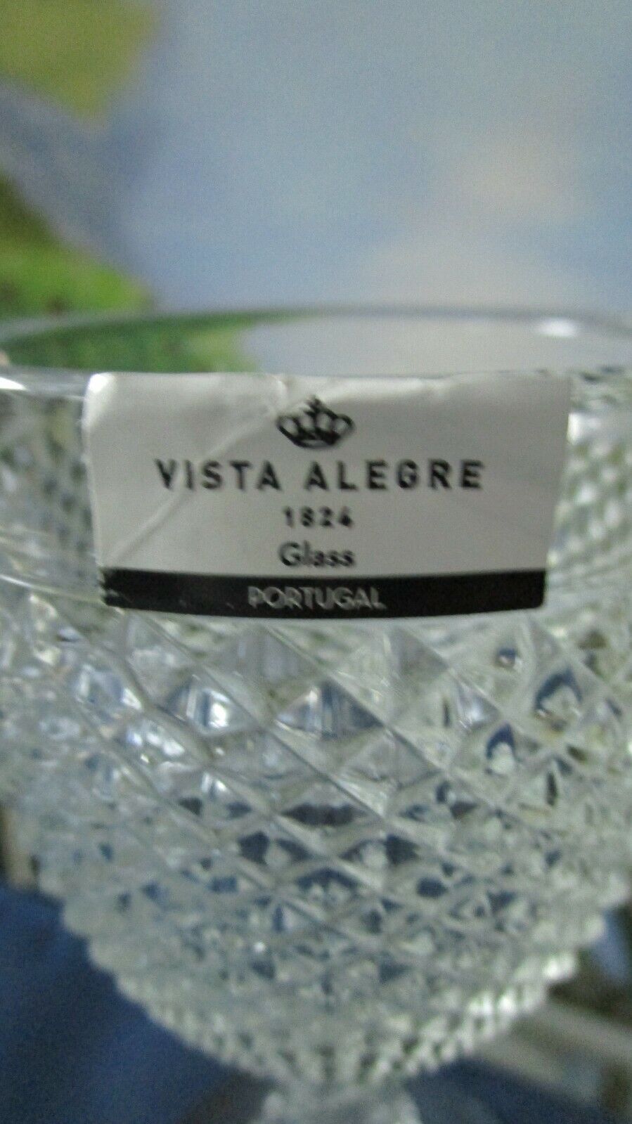 VISTA ALEGRE PORTUGAL 4 WINE CHALICES 8" NEW IN BOX